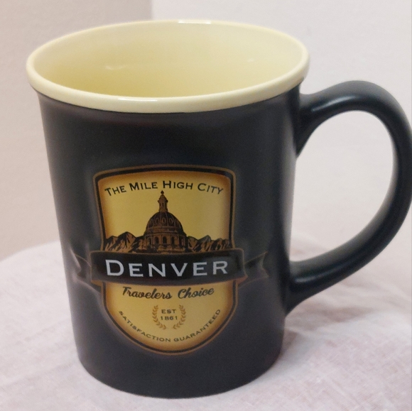 Americaware Embossed Coffee Mug Denver 'The Mile High City' New - Picture 6 of 8